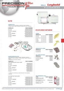 Major Repair Kit with X-Lon Vanes, Galileo, Varian-Agilent, Part# 985700228002XL